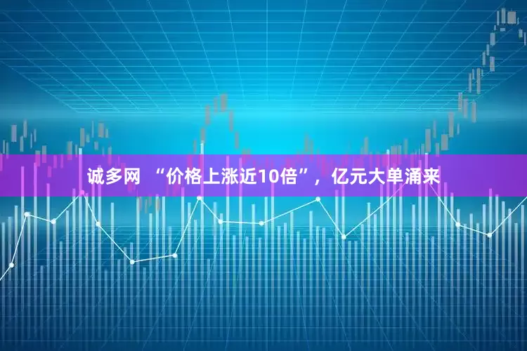 诚多网  “价格上涨近10倍”，亿元大单涌来